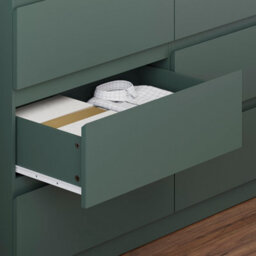 Lassic Vida Designs Denver Green 8 Drawer Chest Of Drawers (H) 955mm (W) 1200mm (D) 400mm - thumbnail 8
