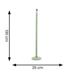 Valuelights Bobbles Sage Green Bobbin Floor Lamp Base - thumbnail 9