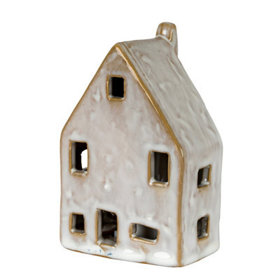 Nook Ceramic House With Led Light Illuminated Christmas Village Piece - image 1