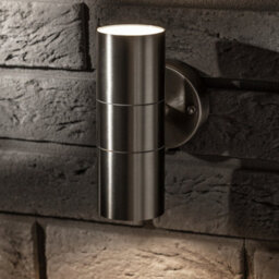 CGC Lighting Cgc Outdoor Outside Wall Light Stainless Steel Gu10 Security Porch Up & Down Beam - thumbnail 7