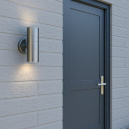 CGC Lighting Cgc Outdoor Outside Wall Light Stainless Steel Gu10 Security Porch Up & Down Beam - thumbnail 6