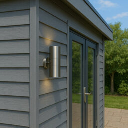 CGC Lighting Cgc Outdoor Outside Wall Light Stainless Steel Gu10 Security Porch Up & Down Beam - thumbnail 9