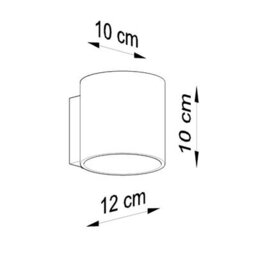 Luminosa Lighting Luminosa Orbis 1 Light Wall Light Natural Wood, G9 - thumbnail 4