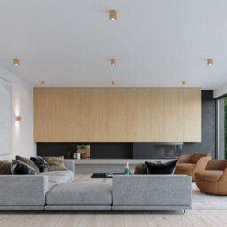 Luminosa Lighting Luminosa Orbis 1 Light Wall Light Natural Wood, G9 - thumbnail 7