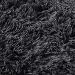 Groundlevel Black Faux Fur Duvet Cover Set - thumbnail 4
