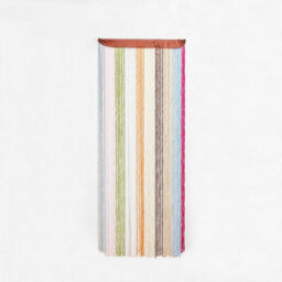 Multicolour String Door Curtain - 90 X 200Cm Colourful Spiral Tassel Doorway Fly Screen - Keeps Flies, Insects & Wasps Out - thumbnail 2