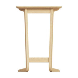 Fwstyle Solid Natural Ash Sofa Snack Table - thumbnail 3