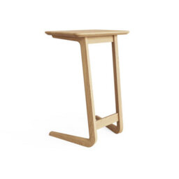 Fwstyle Solid Natural Ash Sofa Snack Table - thumbnail 2