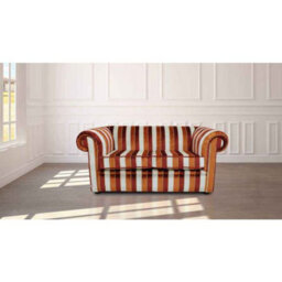 Chesterfield Handmade 1930's 2 Seater Sofa Settee Oscar Mango Velvet Fabric - thumbnail 2