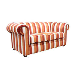 Chesterfield Handmade 1930's 2 Seater Sofa Settee Oscar Mango Velvet Fabric - thumbnail 3