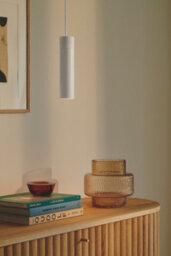 Nordlux Tilo Metal Pendant Light Wood White,mains - thumbnail 3