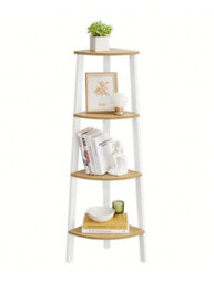 Vasagle Corner Shelf Unit, 4-Tier Corner Shelf, Ladder Shelf For Living Room, Bookshelf Or Plant Stand - thumbnail 4