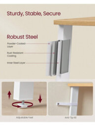 Vasagle Corner Shelf Unit, 4-Tier Corner Shelf, Ladder Shelf For Living Room, Bookshelf Or Plant Stand - thumbnail 3