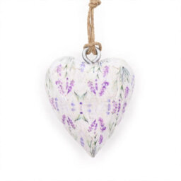 Serenityy Large Decorative Wood Heart Lavender - Lightweight Rustic Home Décor - thumbnail 1