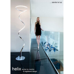 Luminosa Lighting Luminosa Helix Table Lamp 52Cm, 20W Led, 3000K, 1600Lm, Polished Chrome, 3Yrs Warranty - thumbnail 3