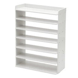 7 Tier Wooden Shoe Rack Storage Shelf Unit Cabinet Organiser - thumbnail 1