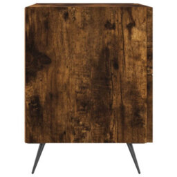Berkfield Bedside Cabinet Smoked Oak 40X35X47.5 Cm Engineered Wood - thumbnail 5