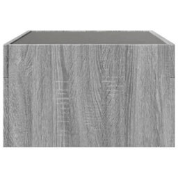 Vidaxl Coffee Table With Infinity Led Grey Sonoma 70X50X30 Cm - thumbnail 7