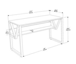 Decorotika Lona Study And Writing Desk - thumbnail 4