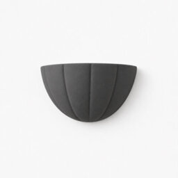 Valuelights Leonardo Navy Blue Ceramic Scallop Flush Wall Sconce Light With Bulb - thumbnail 4