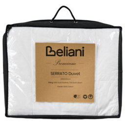 Beliani Double-Layered Duvet Duck Feathers And Down 4.5 Tog + 4.5 Tog All-Year Serrato 200 X 200 Cm - thumbnail 6