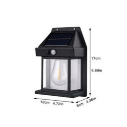 4 Pack Solar Motion Sensor Wall Lights Outdoor Garden Security Lamps - thumbnail 2