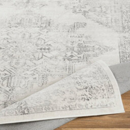 Livabliss Roma-Vintage Off-White Grey Charcoal Traditional Boho Living Dining Bedroom Rug 80 X 220 Cm Easy Care, Non Shedding - thumbnail 4