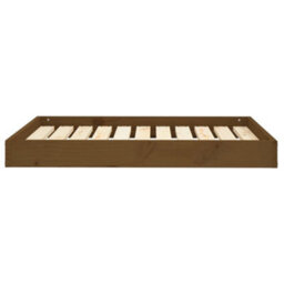 Walplus Dog Bed Honey Brown 91.5X64X9 Cm Solid Wood Pine - thumbnail 3