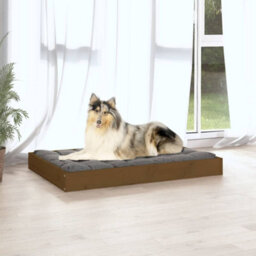 Walplus Dog Bed Honey Brown 91.5X64X9 Cm Solid Wood Pine - thumbnail 5