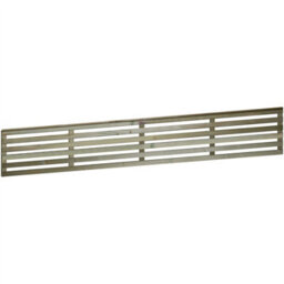 Premier Garden Supplies Premier Vogue Wooden Trellis Panel 6Ft X 1Ft (5 Pack) Horizontal Slatted Decorative Fencing Topper For Climbing Plant Support - thumbnail 3
