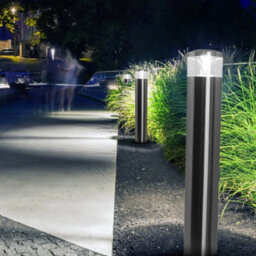 Long Life Lamps Company Outdoor Garden Led Bollard Ground Spike Light Stainless Steel Ip54 Cool White Zlca02 - thumbnail 8