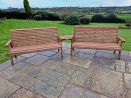 Churnet Valley Garden Furniture Ltd Valley 6 Seat Set 2X3B Angled Tray - thumbnail 4