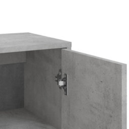Berkfield Sideboards 2 Pcs Concrete Grey 60X31X84 Cm Engineered Wood - thumbnail 8