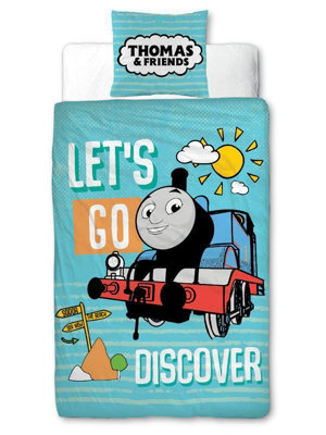 Thomas & Friends Discover Junior Toddler Duvet Cover Set - image 1
