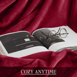 Ameha Fleece Plain Blanket, Lightweight & Reversible Throw For Travel, Bed & Sofa Blanket, Red Super King 230X270Cm - thumbnail 7