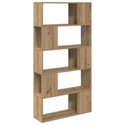 Berkfield Modern Tv Stand Artisan Oak Chipboard 80 X 24 X 155 Cm Tv Stand - thumbnail 7