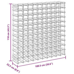 Walplus Wine Rack For 120 Bottles Solid Pinewood - thumbnail 9