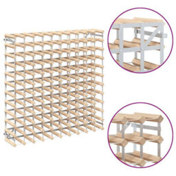 Walplus Wine Rack For 120 Bottles Solid Pinewood - thumbnail 8