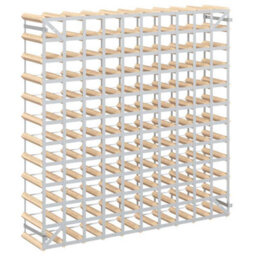 Walplus Wine Rack For 120 Bottles Solid Pinewood - thumbnail 7