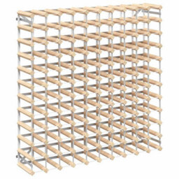 Walplus Wine Rack For 120 Bottles Solid Pinewood - thumbnail 2