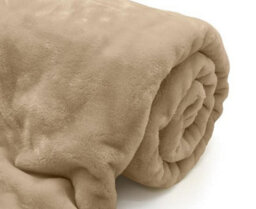Kampala Hill Mink Blanket/throw Beige 200 X 240Cm - thumbnail 2