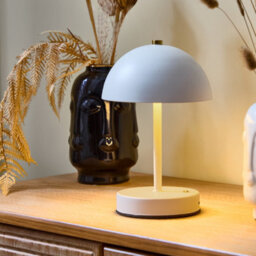 Global Gizmos 25Cm Mushroom Table Lamp - White - thumbnail 6