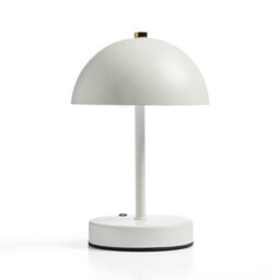 Global Gizmos 25Cm Mushroom Table Lamp - White - thumbnail 1