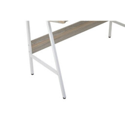Orsina Contemporary Light Oak Veneer Desk,writing Table With Powder-Coated Metal Legs,versatile Office Furniture - thumbnail 9