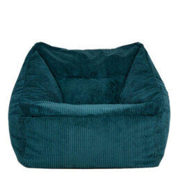 icon Natalia Large Beanbag And Round Footstool Corduroy Teal - thumbnail 4