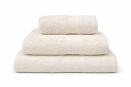 Bellissimo Home Regal Cotton Bath Sheet Cream With Jacquard Border - thumbnail 1