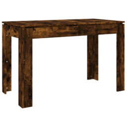 Berkfield Dining Table Smoked Oak 120X60X76 Cm Engineered Wood - thumbnail 6
