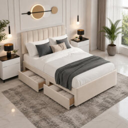 Orthopaedic Divan Bed With Storage Drawers Grey - thumbnail 8