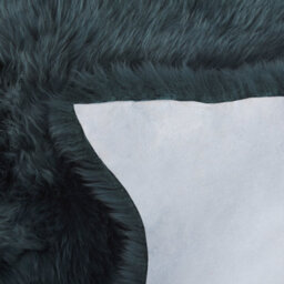 Beliani Sheepskin Rug Uluru Dark Green 65 X 110 Cm - thumbnail 4