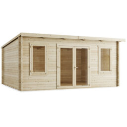 Billyoh Fraya Pent Log Cabin - 5.0M X 4.0M (16 X 13Ft) - 44mm - thumbnail 7